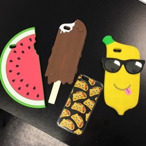 ALL iPhone phone Case(6,6s)Bundle silicone/plastic